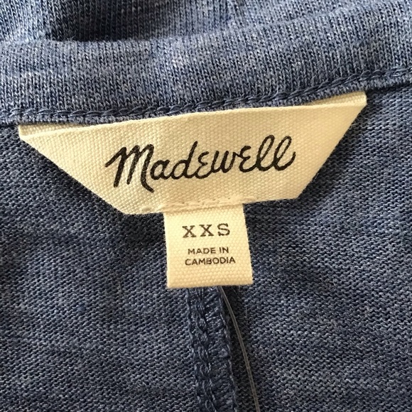 NWT Madewell Blue Highpoint Tank Dress - Picture 5 of 7